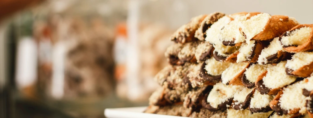 Photographie de cannoli italienne.